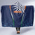 India Cricket World Cup 2024 Hooded Blanket Men In Blue Dynamic