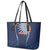 India Cricket World Cup 2024 Leather Tote Bag Men In Blue Dynamic - Wonder Print Shop