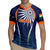 India Cricket World Cup 2024 Rugby Jersey Men In Blue Dynamic