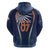 India Cricket World Cup 2024 Zip Hoodie Men In Blue Dynamic