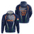 India Cricket World Cup 2024 Zip Hoodie Men In Blue Dynamic