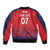 England Cricket World Cup 2024 Bomber Jacket Seamless Inspiration LT7 - Wonder Print Shop