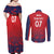 England Cricket World Cup 2024 Couples Matching Off Shoulder Maxi Dress and Long Sleeve Button Shirt Seamless Inspiration LT7 - Wonder Print Shop