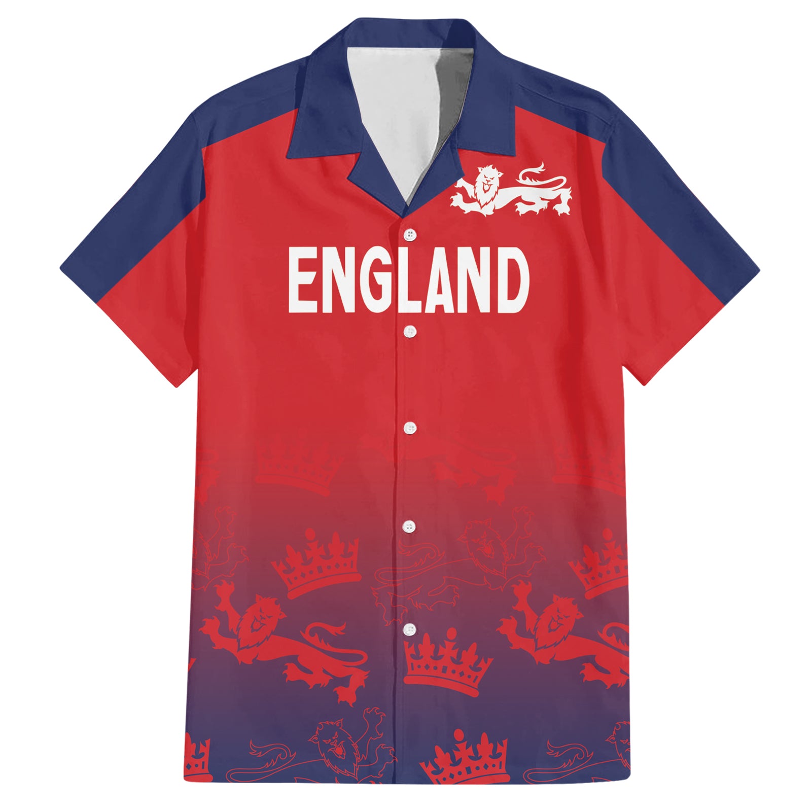 England Cricket World Cup 2024 Hawaiian Shirt Seamless Inspiration - Wonder Print Shop