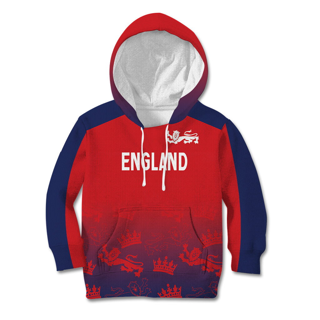 England Cricket World Cup 2024 Kid Hoodie Seamless Inspiration - Wonder Print Shop