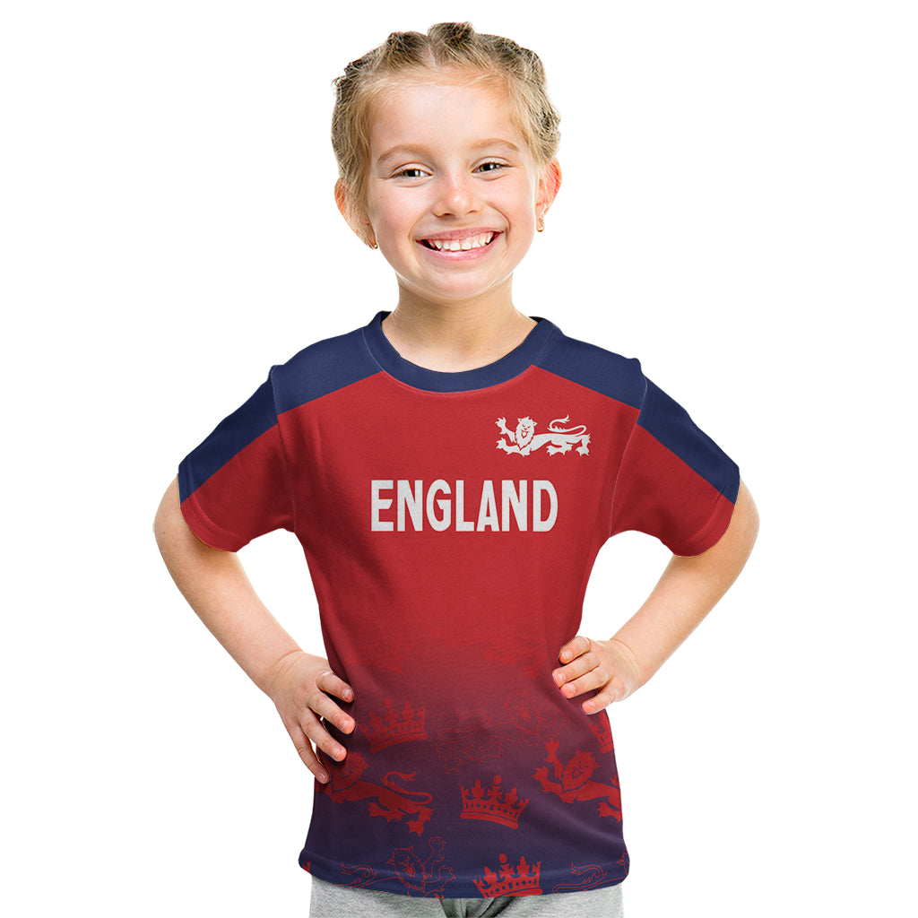 England Cricket World Cup 2024 Kid T Shirt Seamless Inspiration - Wonder Print Shop