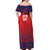 England Cricket World Cup 2024 Off Shoulder Maxi Dress Seamless Inspiration - Wonder Print Shop