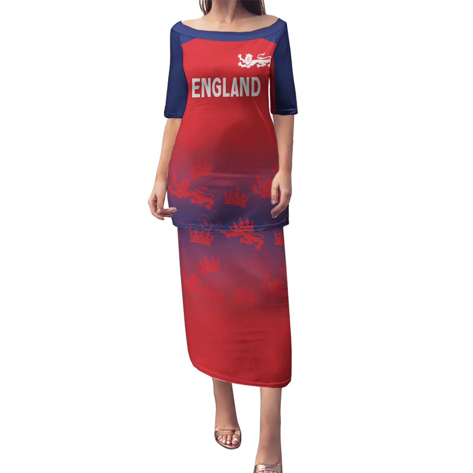 England Cricket World Cup 2025 Puletasi Seamless Inspiration