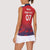 England Cricket World Cup 2025 Women Sleeveless Polo Shirt Seamless Inspiration