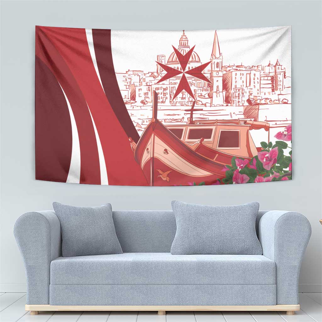 Inhobbok Malta Tapestry Valetta Scenery