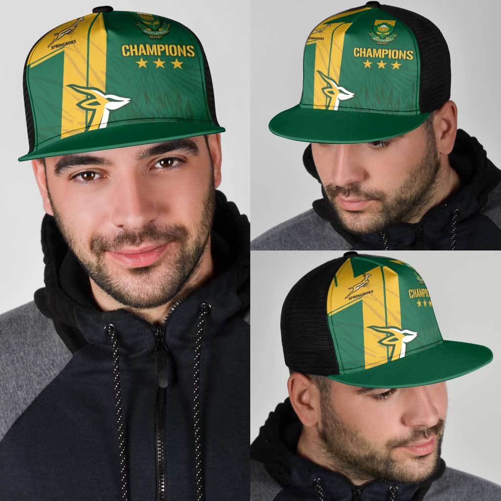 South Africa Mesh Trucker Cap Rugby 7s Champion Springboks