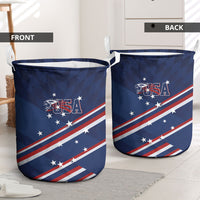 USA Rugby Stars Motif Laundry Basket GO Eagles