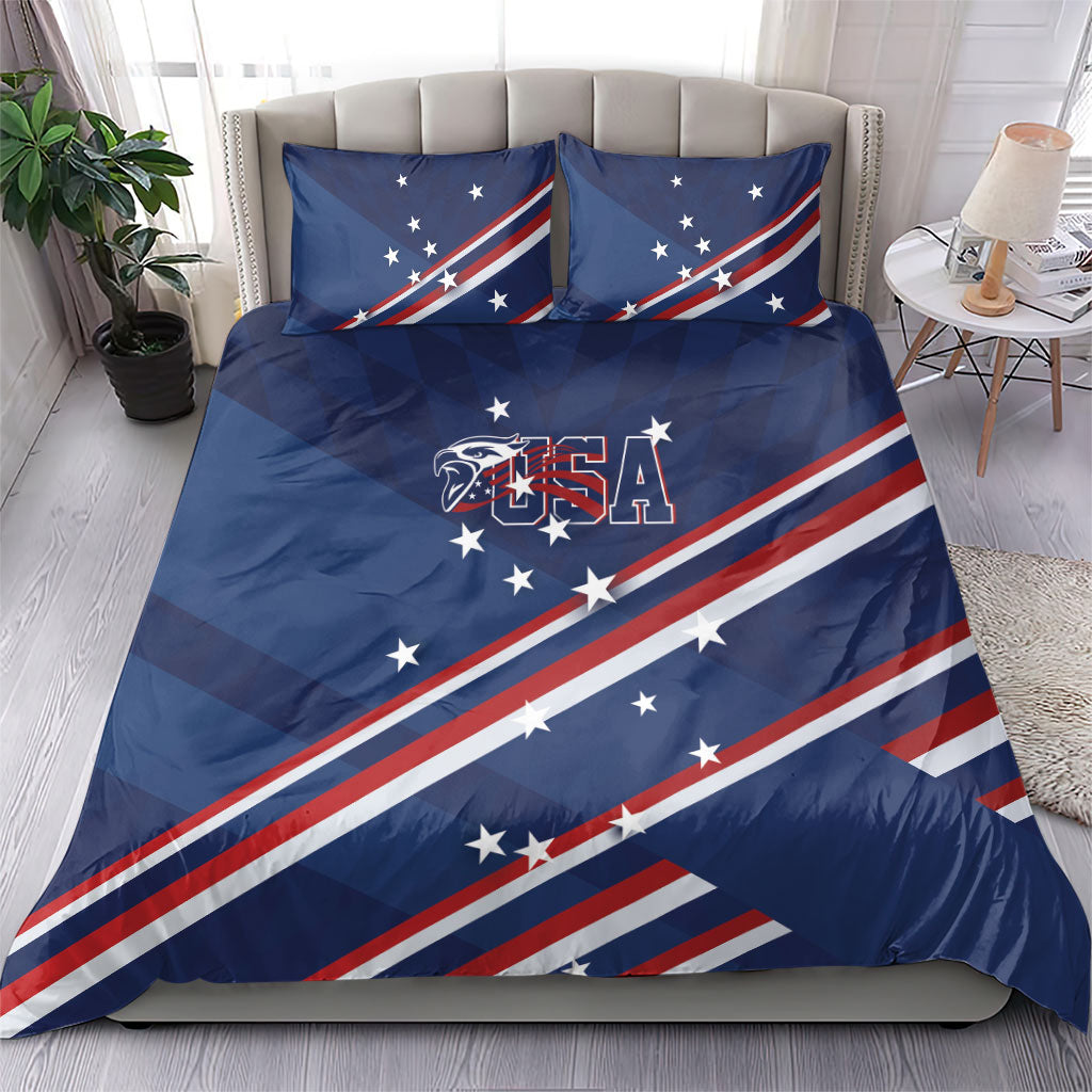 USA Rugby Stars Motif Bedding Set GO Eagles