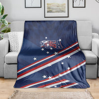 USA Rugby Stars Motif Blanket GO Eagles