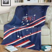 USA Rugby Stars Motif Blanket GO Eagles