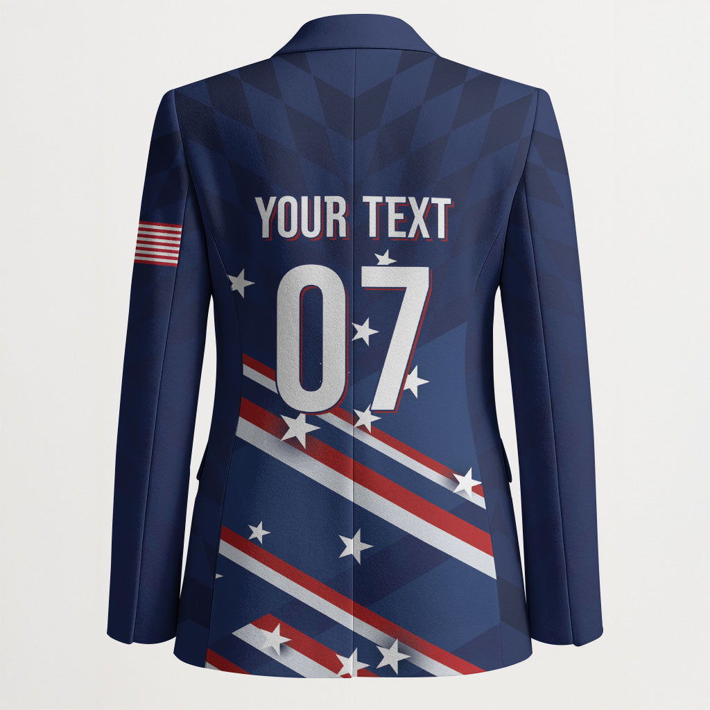 USA Custom Rugby Stars Motif Blazer GO Eagles