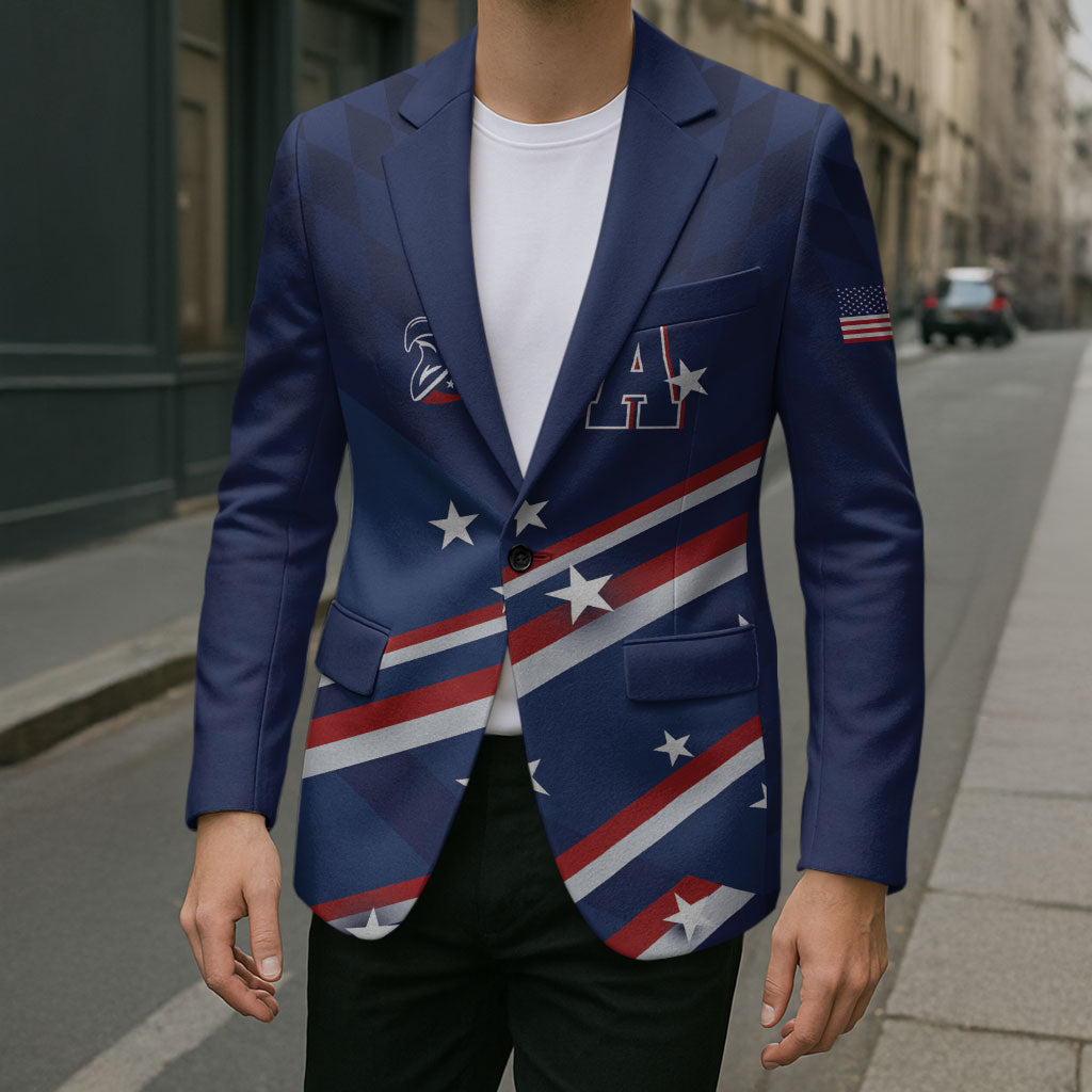 USA Custom Rugby Stars Motif Blazer GO Eagles