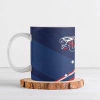 USA Rugby Stars Motif Ceramic Mug GO Eagles