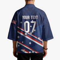 USA Custom Rugby Stars Motif Kimono GO Eagles