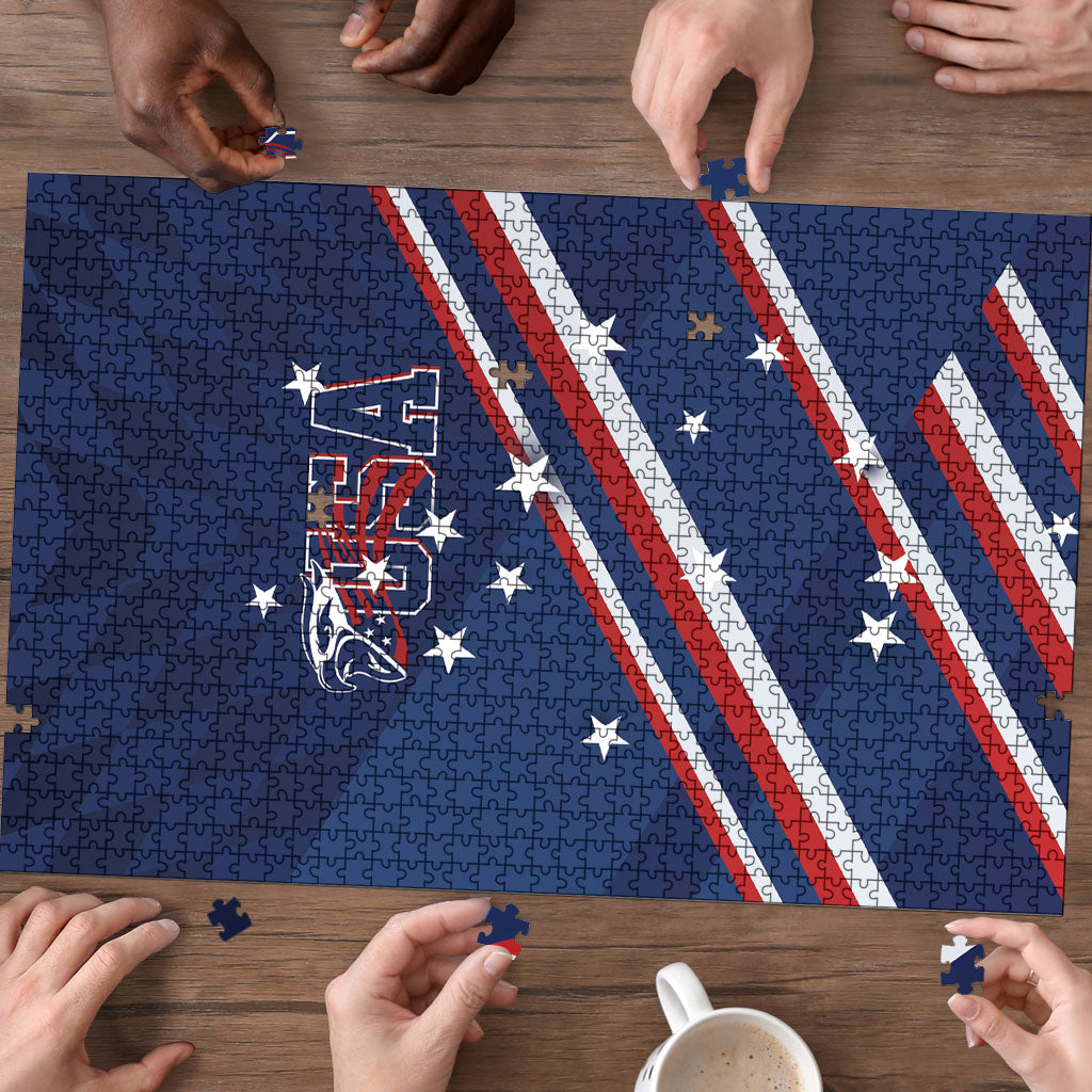 USA Rugby Stars Motif Puzzle GO Eagles