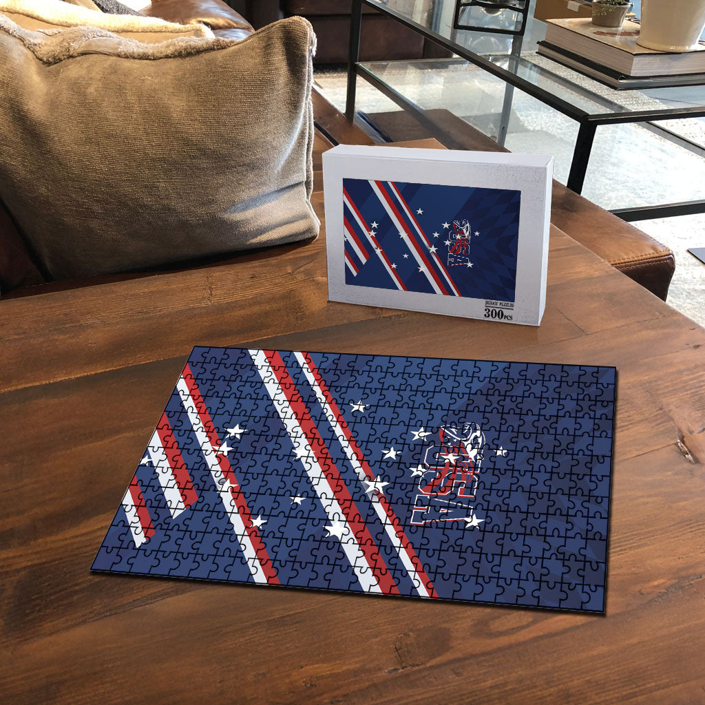 USA Rugby Stars Motif Puzzle GO Eagles