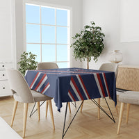 USA Rugby Stars Motif Tablecloth GO Eagles