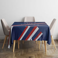 USA Rugby Stars Motif Tablecloth GO Eagles