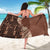 Bula Fiji Sarong Tribal Masi Tapa - Brown - Wonder Print Shop