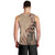 Bula Fiji Men Tank Top Tribal Masi Tapa - Beige - Wonder Print Shop