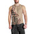 Bula Fiji Men Tank Top Tribal Masi Tapa - Beige - Wonder Print Shop