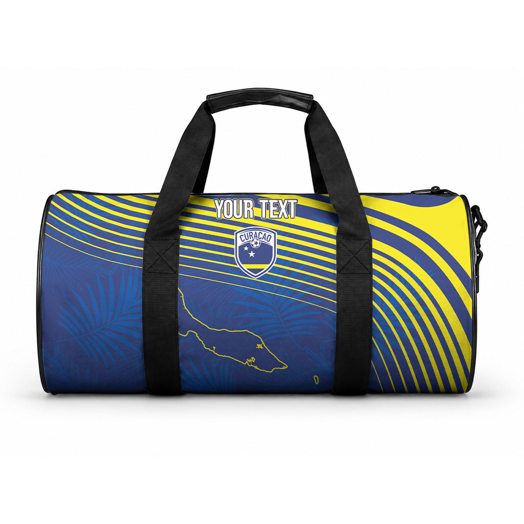 Curacao Football Custom Korsou Blue Wave Duffle Bag Making History
