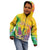 Mardi Gras Kid Hoodie Watercolor Mix - Carnival Bling - Wonder Print Shop