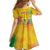 Mardi Gras Kid Short Sleeve Dress Watercolor Mix - Carnival Bling - Wonder Print Shop