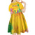 Mardi Gras Kid Short Sleeve Dress Watercolor Mix - Carnival Bling - Wonder Print Shop