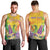 Mardi Gras Men Tank Top Watercolor Mix - Carnival Bling