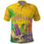 Mardi Gras Polo Shirt Watercolor Mix - Carnival Bling - Wonder Print Shop