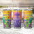 Mardi Gras Tumbler Cup Watercolor Mix - Carnival Bling - Wonder Print Shop