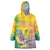 Mardi Gras Wearable Blanket Hoodie Watercolor Mix - Carnival Bling