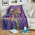 Mardi Gras Blanket Coquette Bow Glitter Motifs