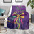 Mardi Gras Blanket Coquette Bow Glitter Motifs