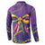 Mardi Gras Button Sweatshirt Coquette Bow Glitter Motifs LT7 - Wonder Print Shop