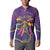 Mardi Gras Button Sweatshirt Coquette Bow Glitter Motifs LT7 - Wonder Print Shop