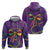 Mardi Gras Hoodie Coquette Bow Glitter Motifs - Wonder Print Shop