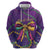 Mardi Gras Hoodie Coquette Bow Glitter Motifs - Wonder Print Shop