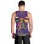 Mardi Gras Men Tank Top Coquette Bow Glitter Motifs