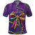 Mardi Gras Polo Shirt Coquette Bow Glitter Motifs - Wonder Print Shop