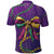 Mardi Gras Polo Shirt Coquette Bow Glitter Motifs - Wonder Print Shop