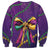 Mardi Gras Sweatshirt Coquette Bow Glitter Motifs - Wonder Print Shop