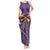 Mardi Gras Tank Maxi Dress Coquette Bow Glitter Motifs - Wonder Print Shop