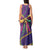 Mardi Gras Tank Maxi Dress Coquette Bow Glitter Motifs - Wonder Print Shop